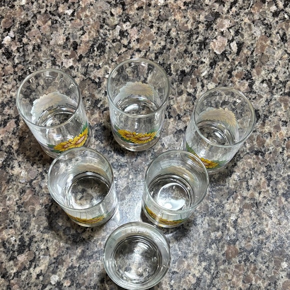 Vintage Corelle Sunsations Juice Glasses - Picture 4 of 4